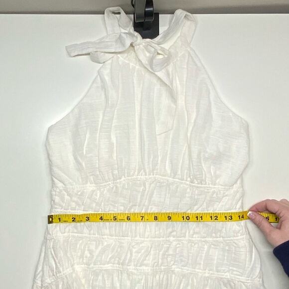 NWT | Jonathan Simkhai | BEA GAUZE MINI DRESS | White | Size 6 - Picture 9 of 15
